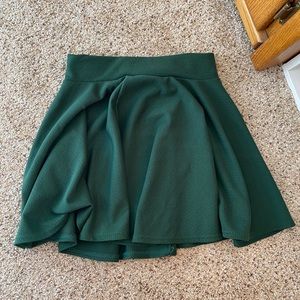Green skirt